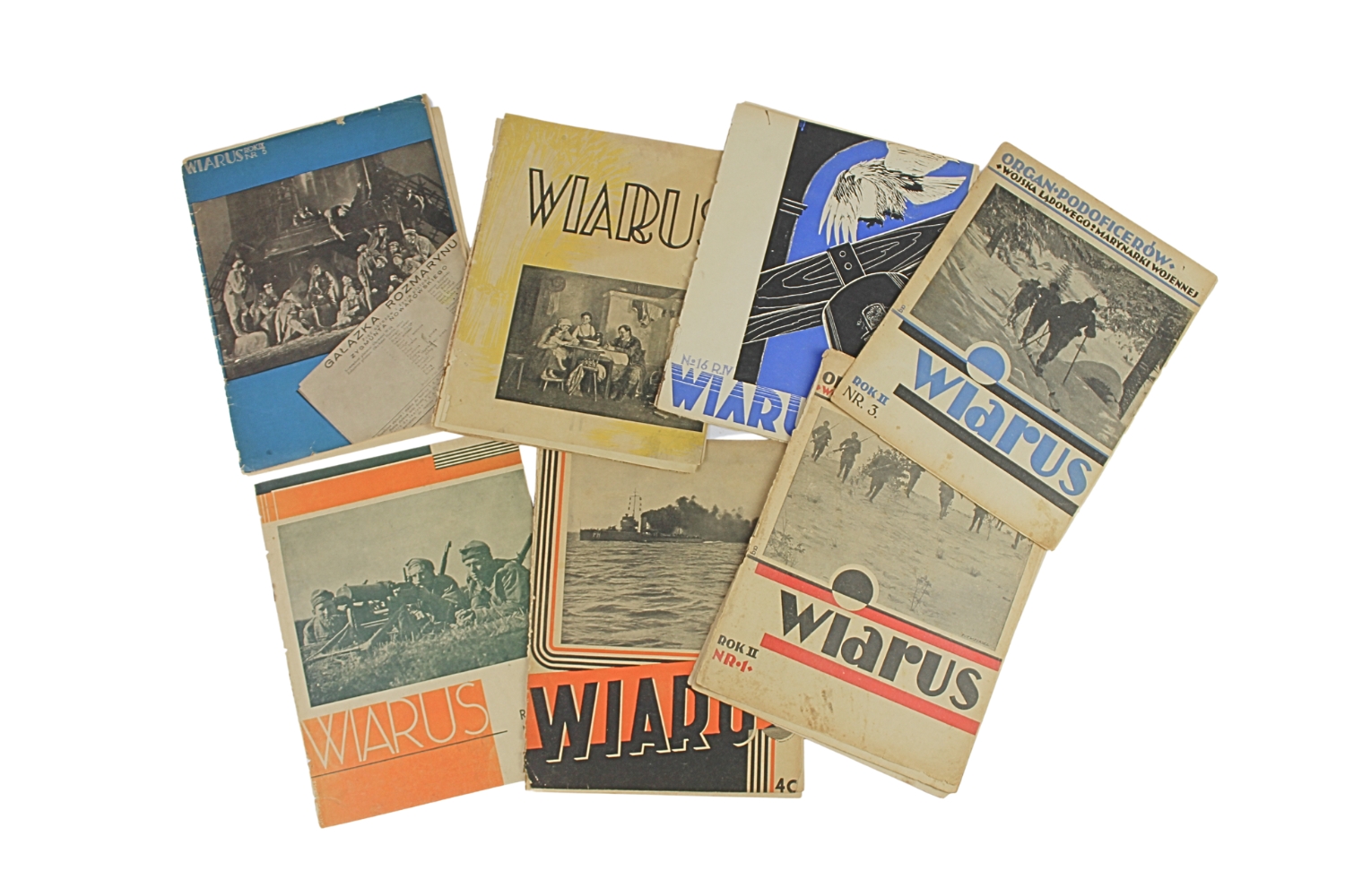 II RP Zestaw Czasopism "Wiarus"