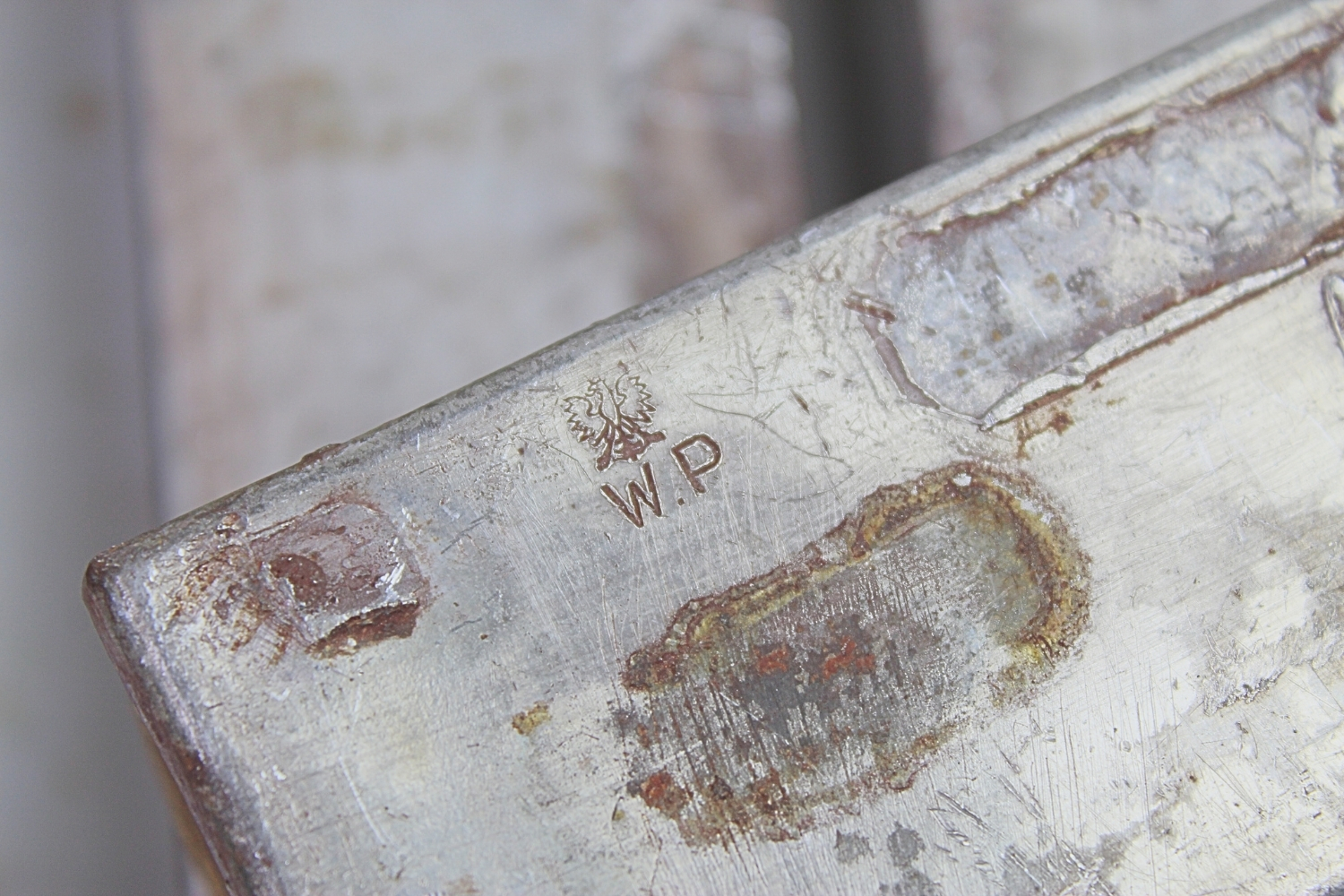 II RP Zestaw pokrywek kanek olejowych Wojska Pancerne, Artyleria Mars Rzeszów