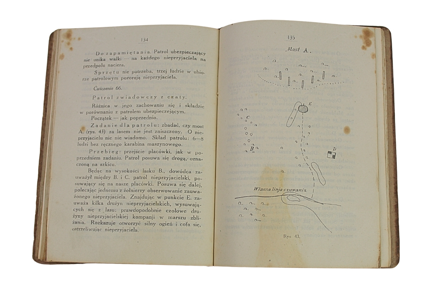 II RP Zbiór ćwiczeń bojowych dla szeregowca, sekcji i drużyny 1925 11 Pułk Piechoty 