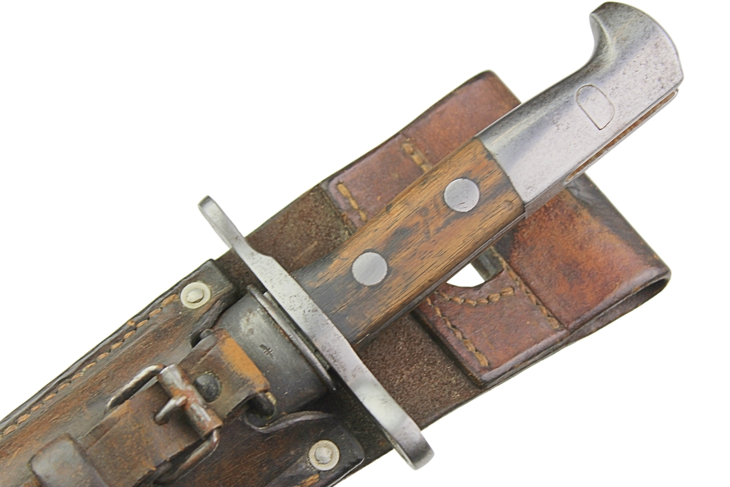 Bagnet Szwajcarski wz.1918 Waffenfabrik Neuhausen z żabką