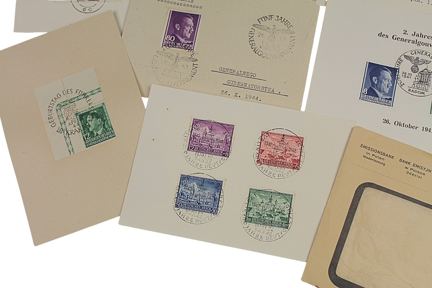 ZESTAW Znaczków GENERALNE GUBERNATORSTWO