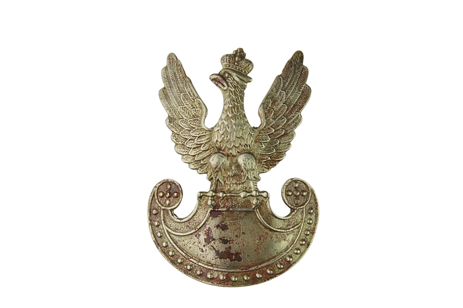 II RP Orzeł wz.19 Grabski Łódź Biały Metal