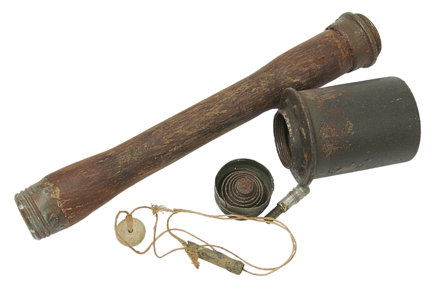 Granat niemiecki M24 Stielhandgranate 1940 skorupa dekoracyjna