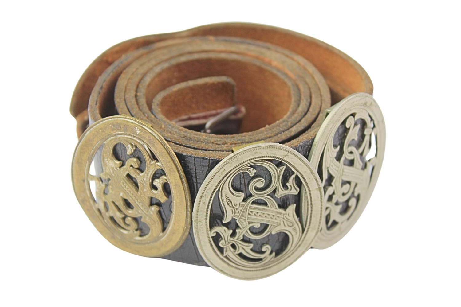 Pas z zestawem klamer Towarzystwo „Sokół”