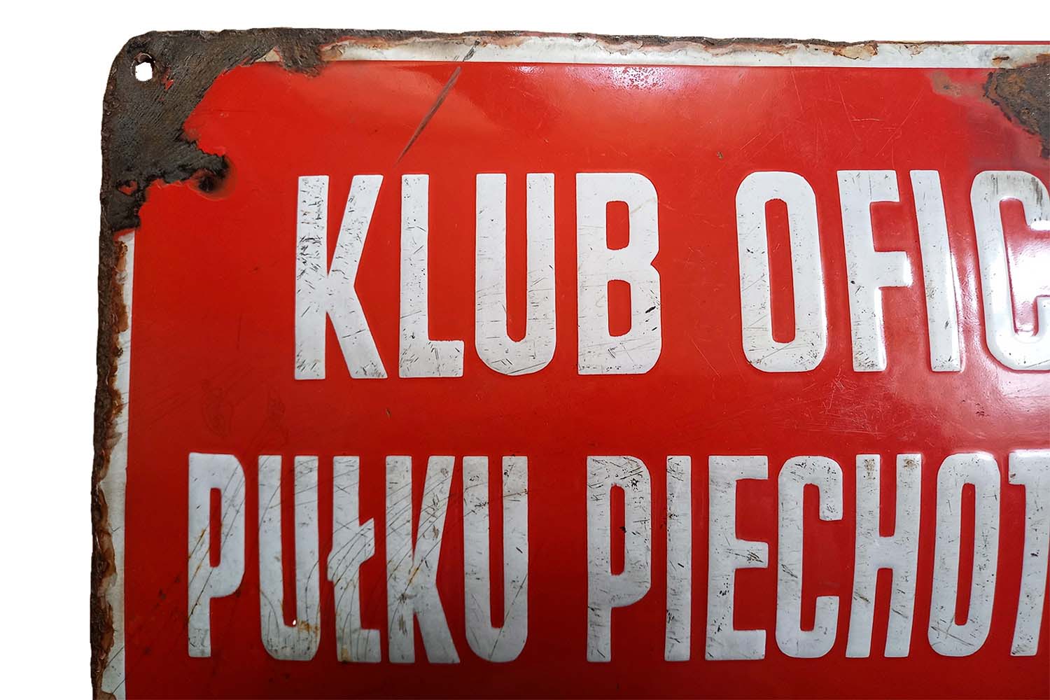 II RP Tablice Klub Oficerski 43 Pułku Legionu Bajończyków, Komenda Garnizonu Dubno Unikat