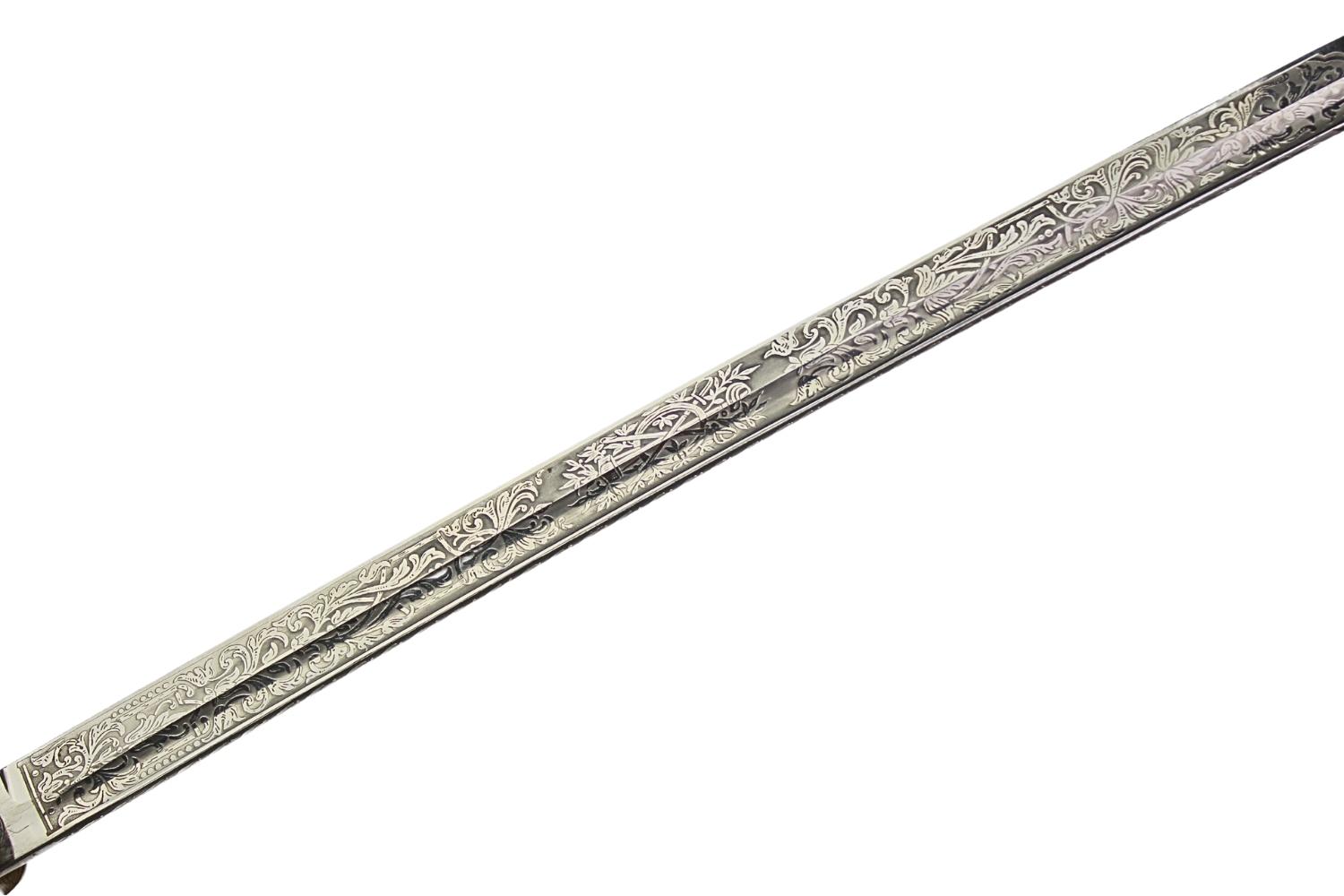 Szabla oficera artylerii Niemcy Paul Weyersberg & Co dekor