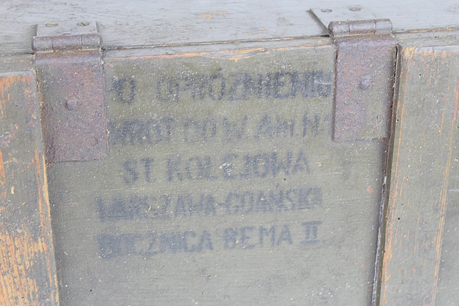 II RP Skrzynka na granaty obronne i zaczepne wz.33 1938 Fort Bema 