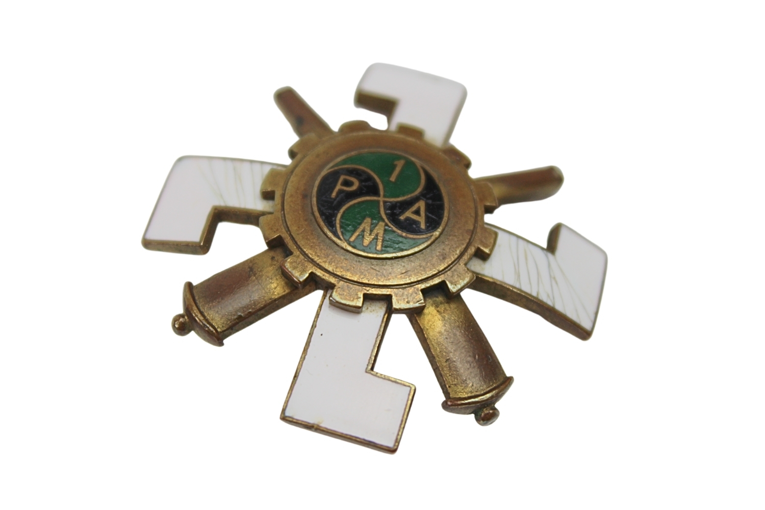 Zestaw Odznaka 1 Pułk Artylerii Motorowej, Orzeł wz.39