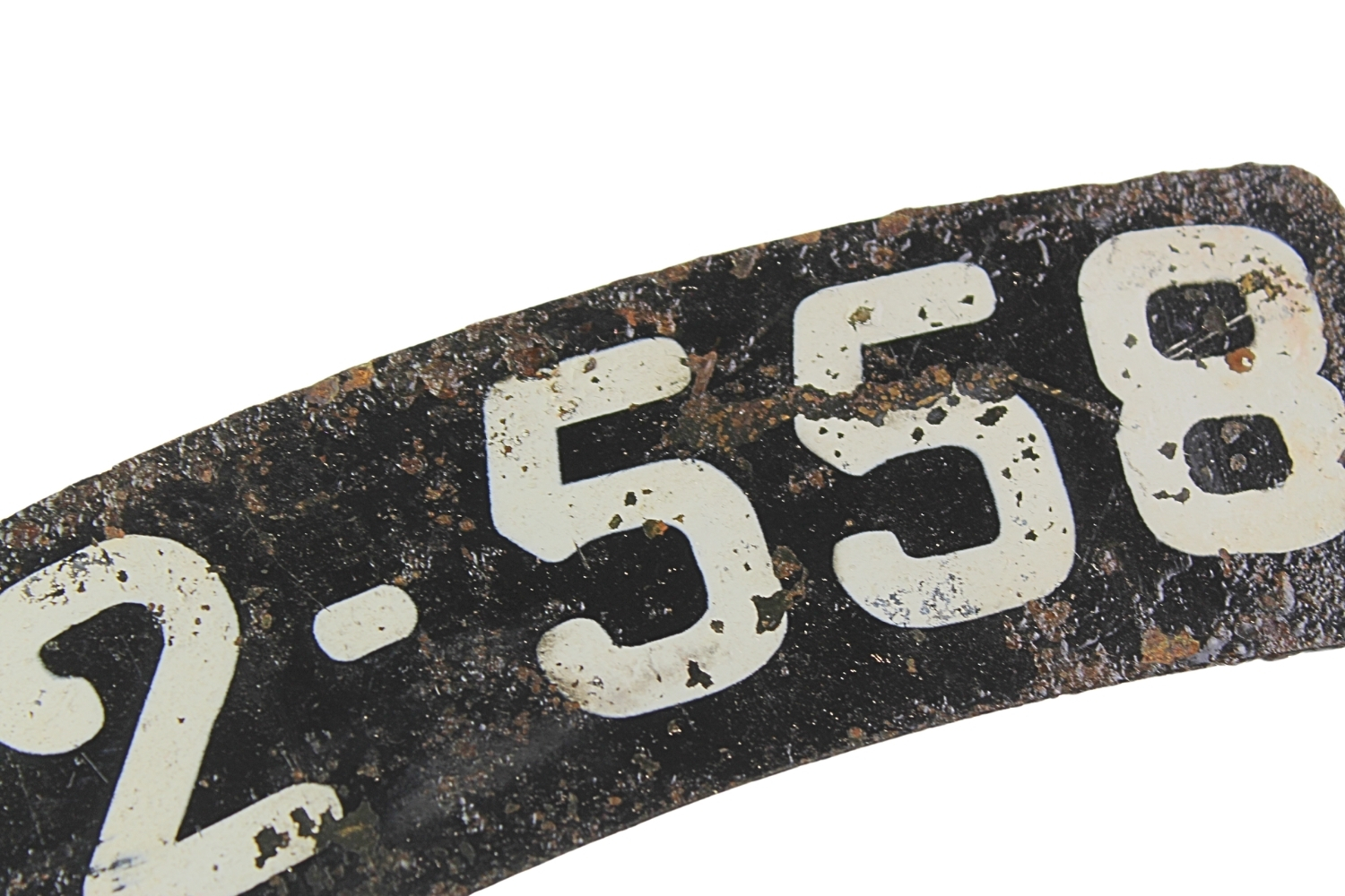 II RP TABLICA REJESTRACYJNA MOTOCYKLA WOJSKOWEGO