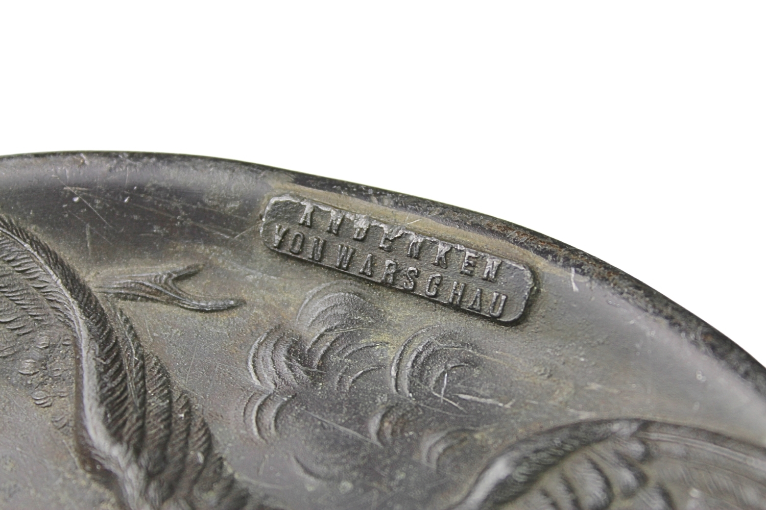 Talerz niemiecki Pamiątka Warszawa