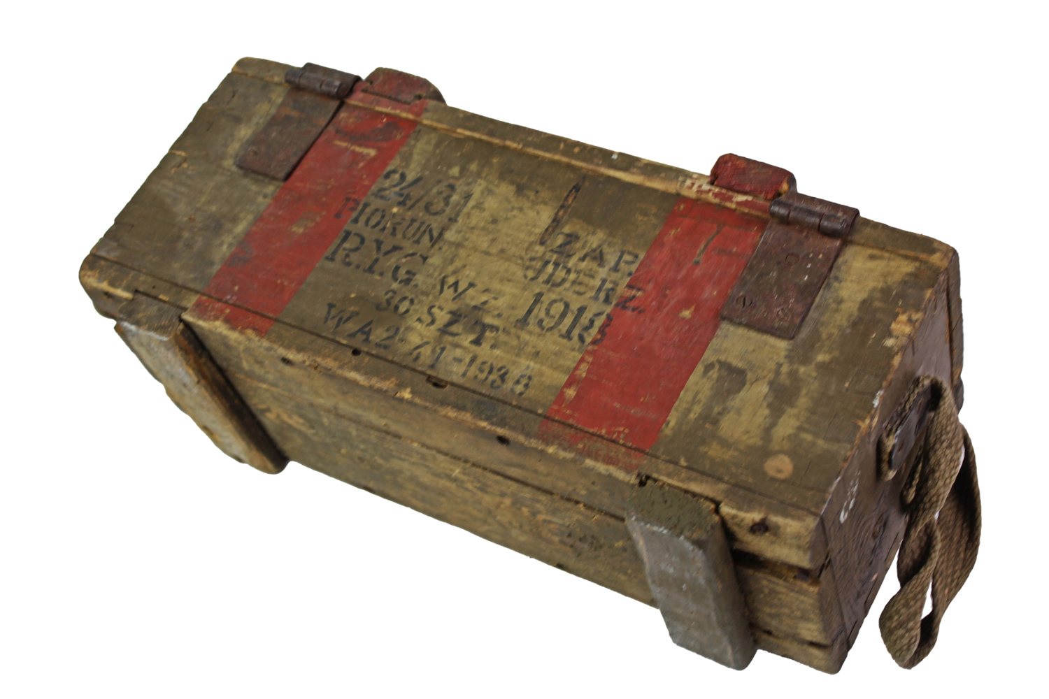 II RP Skrzynka na 30szt. zapalników R.Y.G. wz.1918