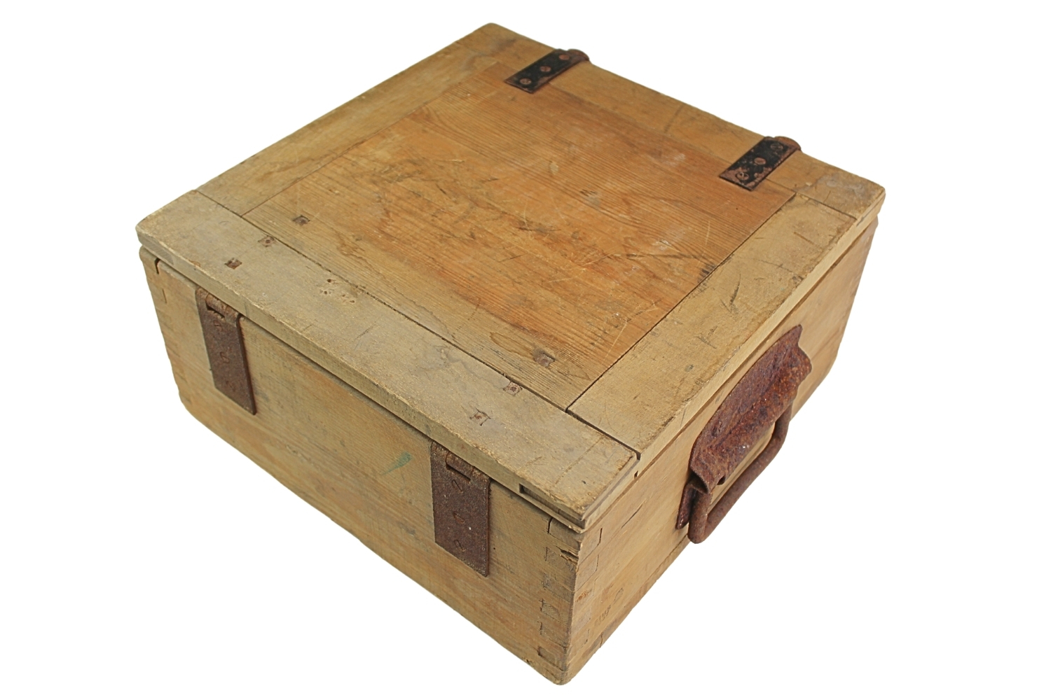 Skrzynka niemiecka na 25szt. zapalników Dopp. Z.S 60 komplet z pojemnikami