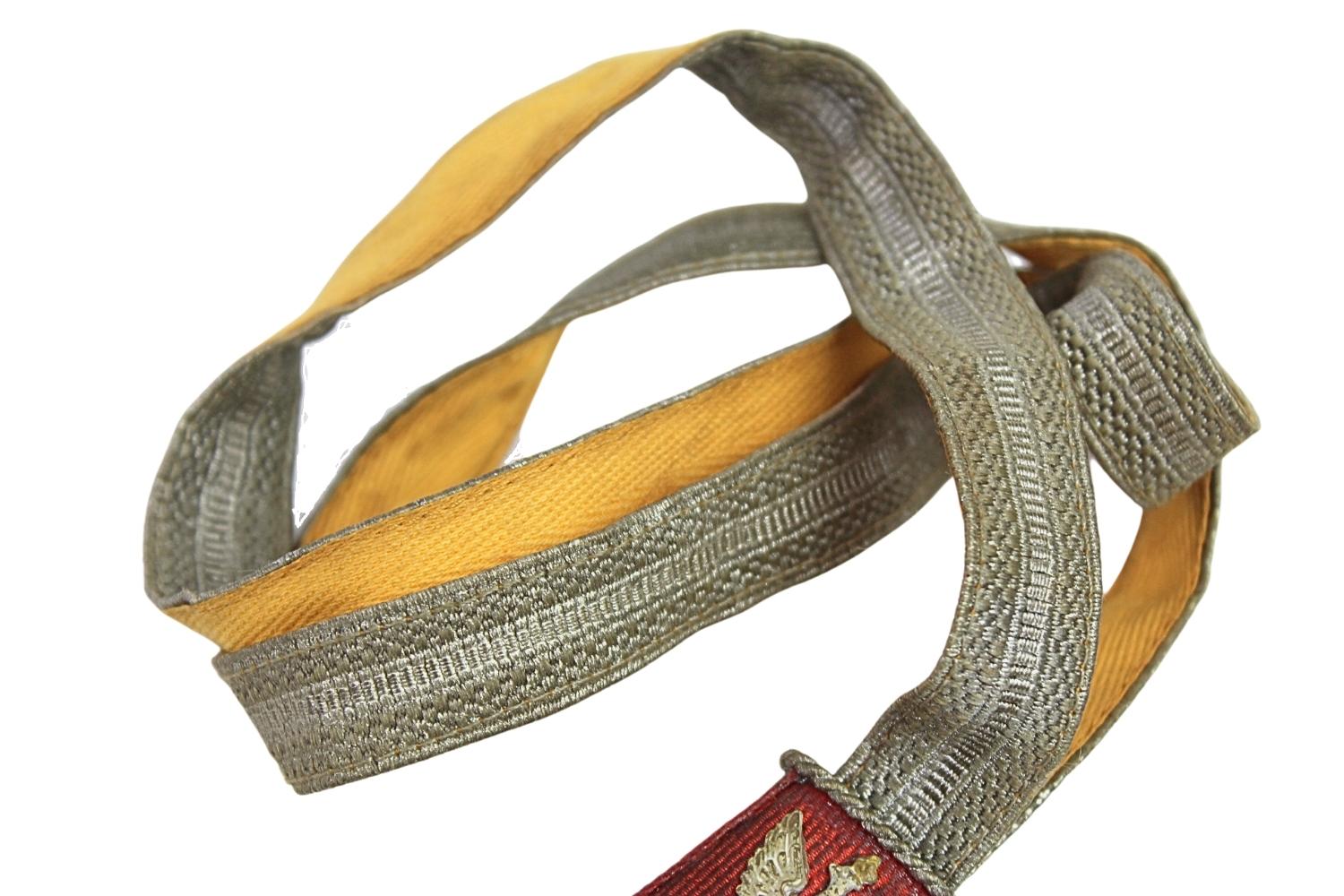 Ozdobny temblak szabli