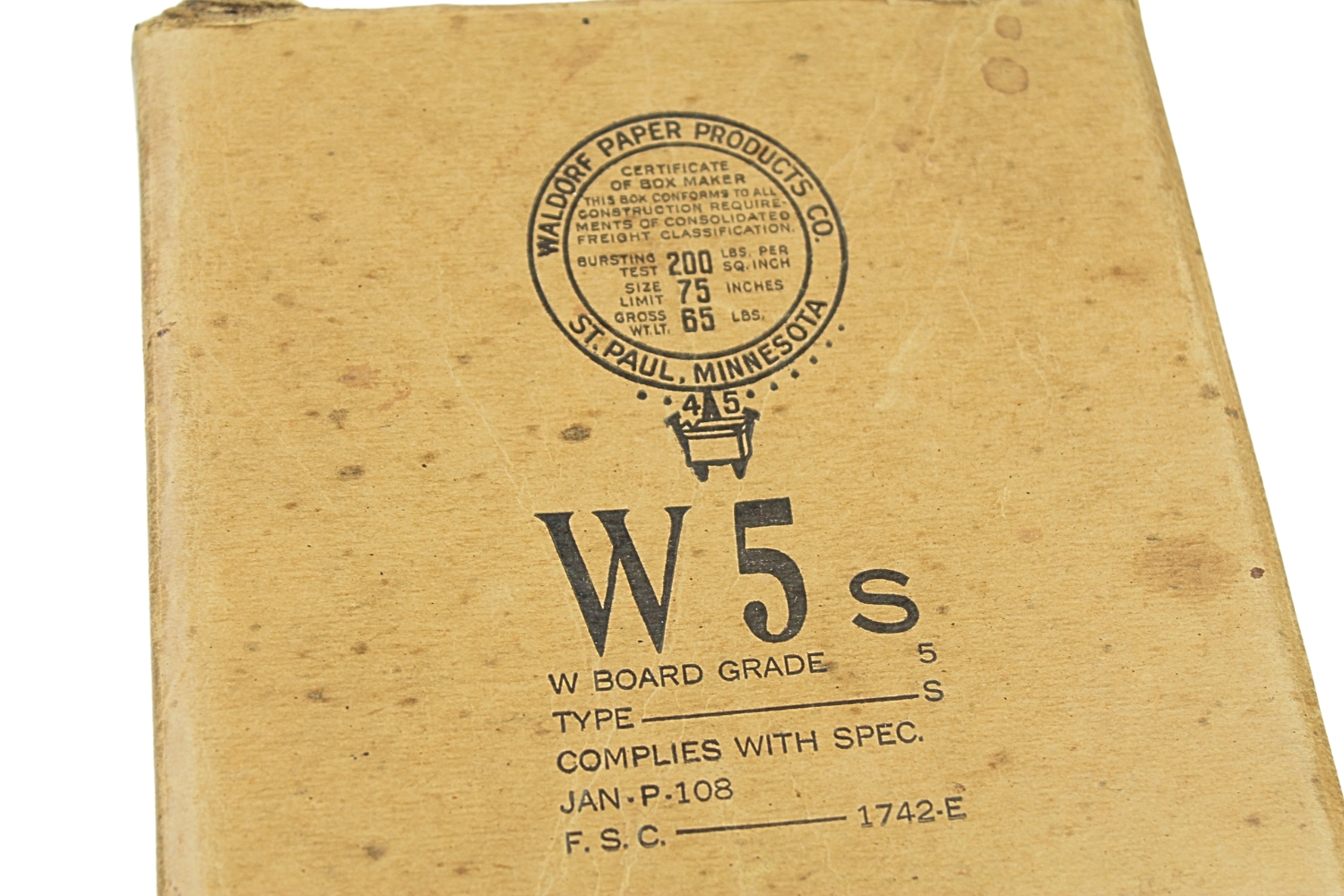 Amerykańskie pudełko na racje żywnościowe