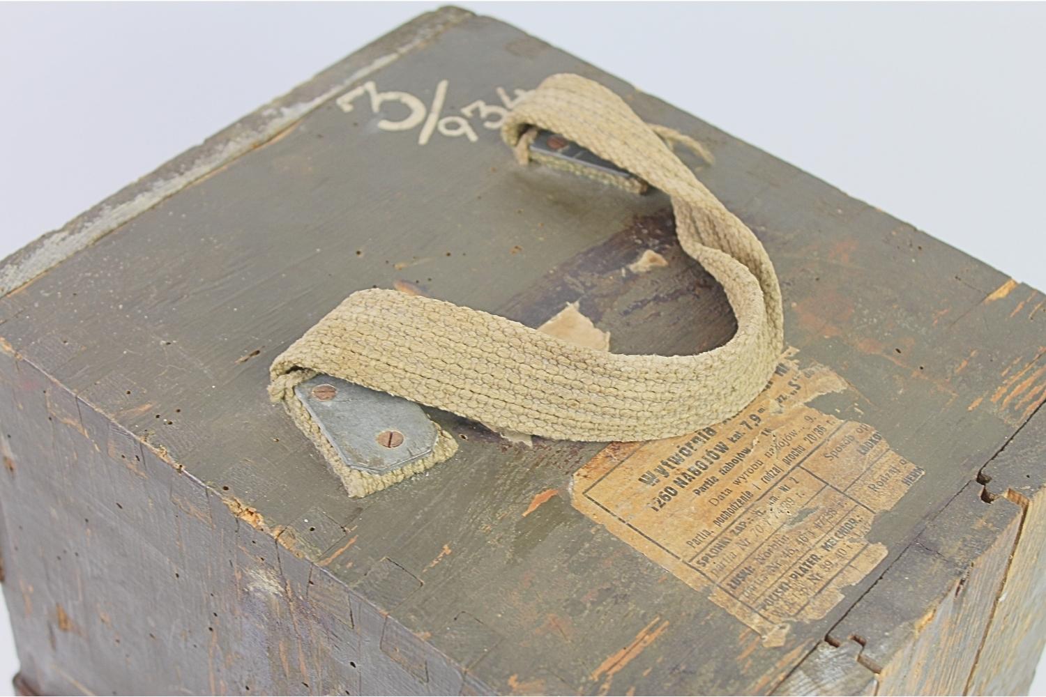 II RP Skrzynka na 1260szt. Amunicji 7,92mm „S”