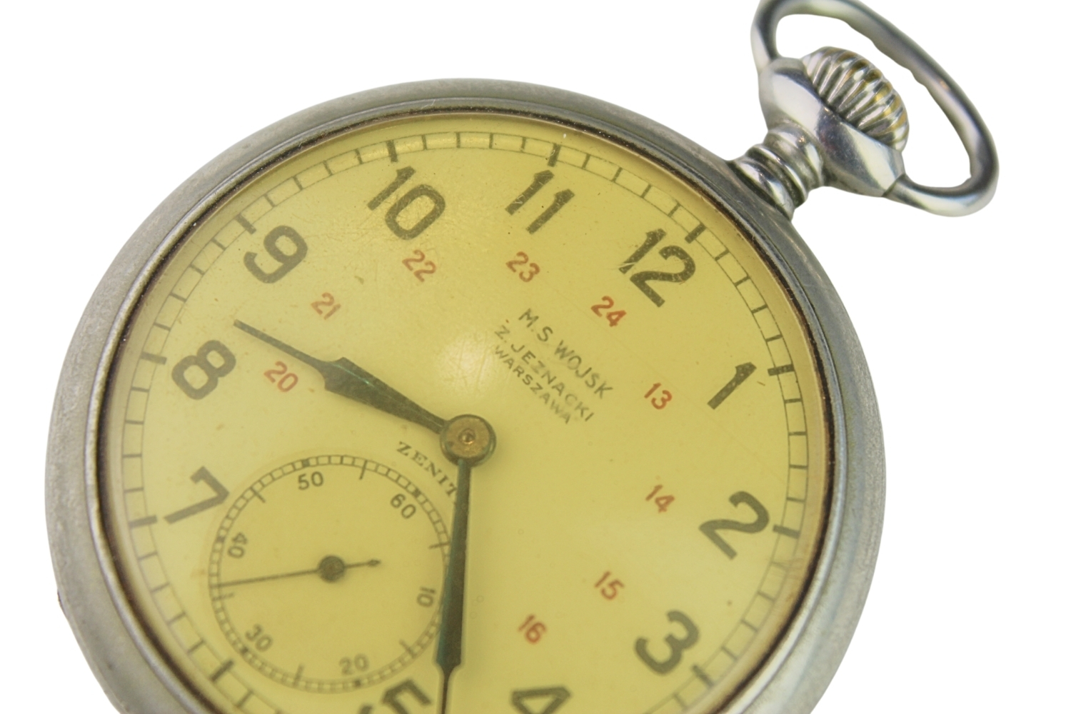 II RP Zegarek kieszonkowy M.S. WOJSK Z.Jeznacki Warszawa 