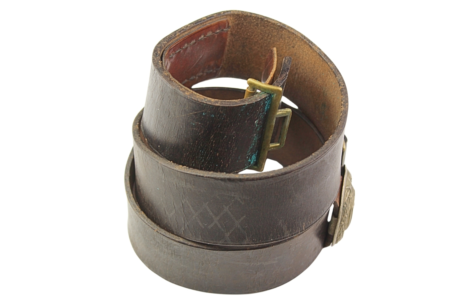 Niemiecki pas z klamrą landową