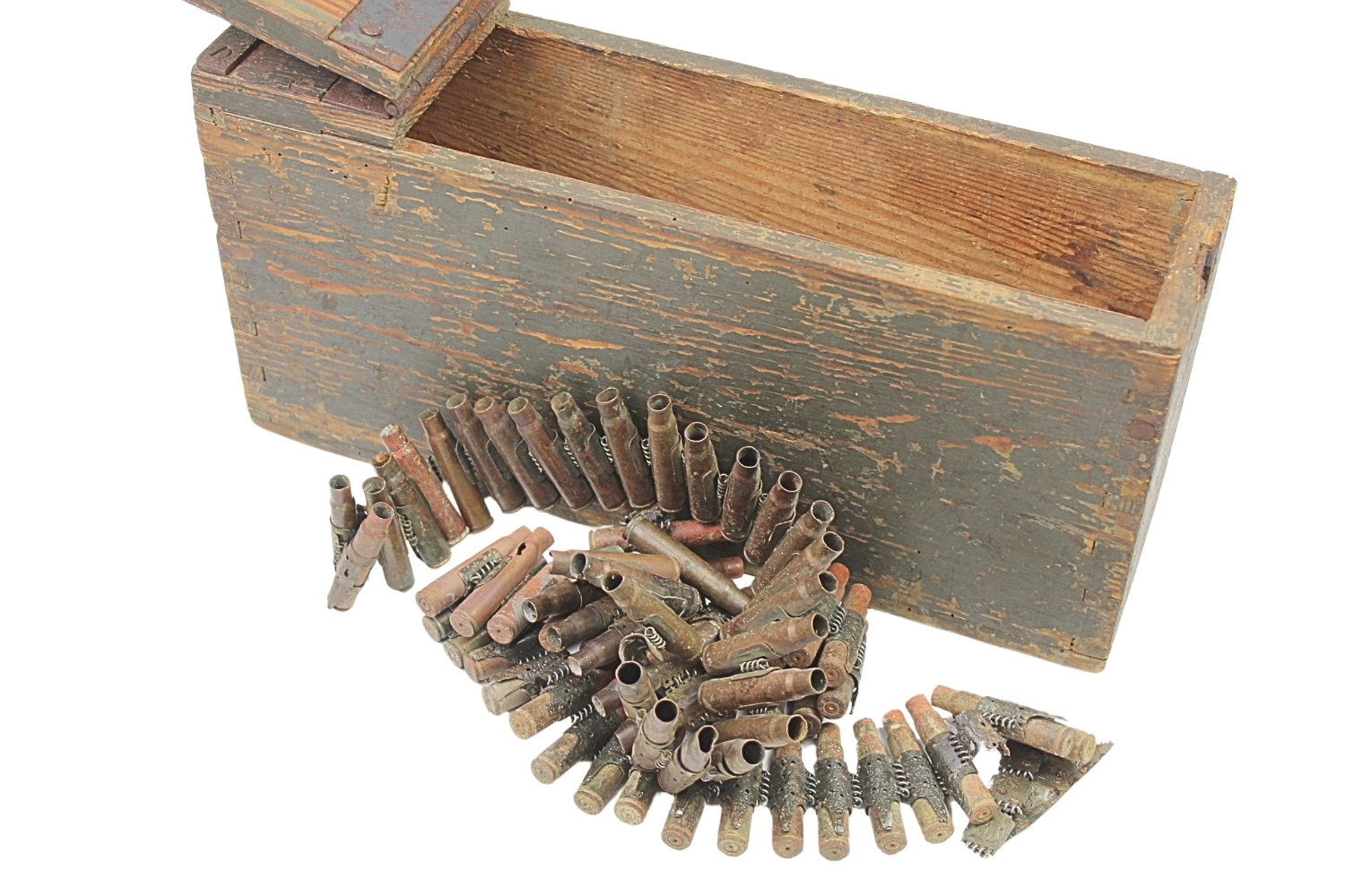 Skrzynka amunicyjna MG Schwarzlose + taśmy