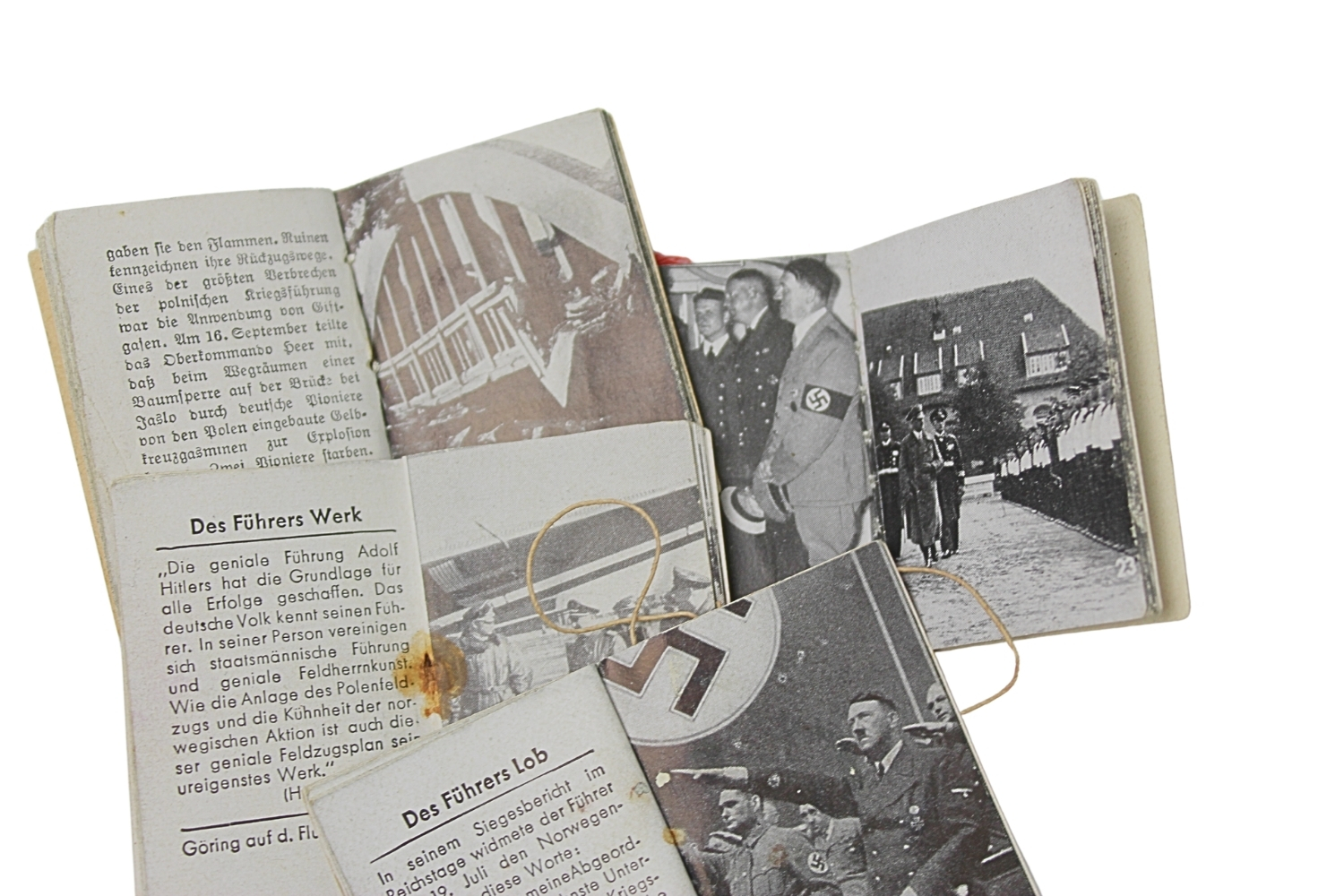 Zestaw książeczek propagandowych WHW 1939-1940