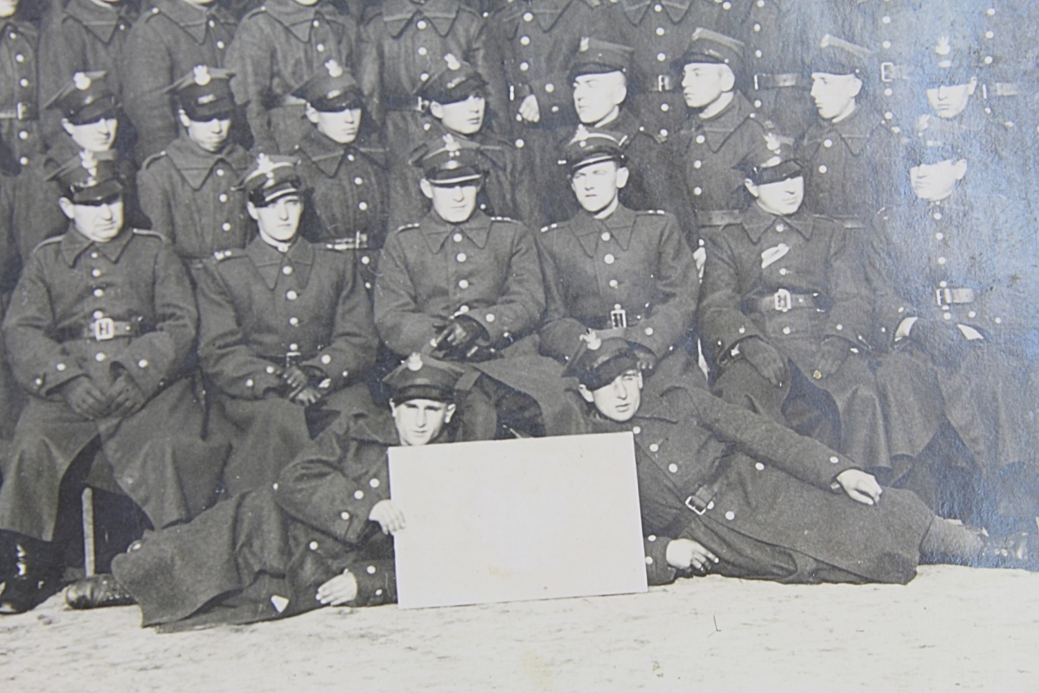 II RP DUŻA ZBIOROWA FOTOGRAFIA ŻOŁNIERZY 70 PP