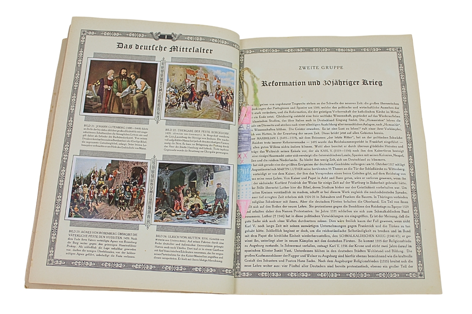 Album Bilder Deutscher Geschichte 1936