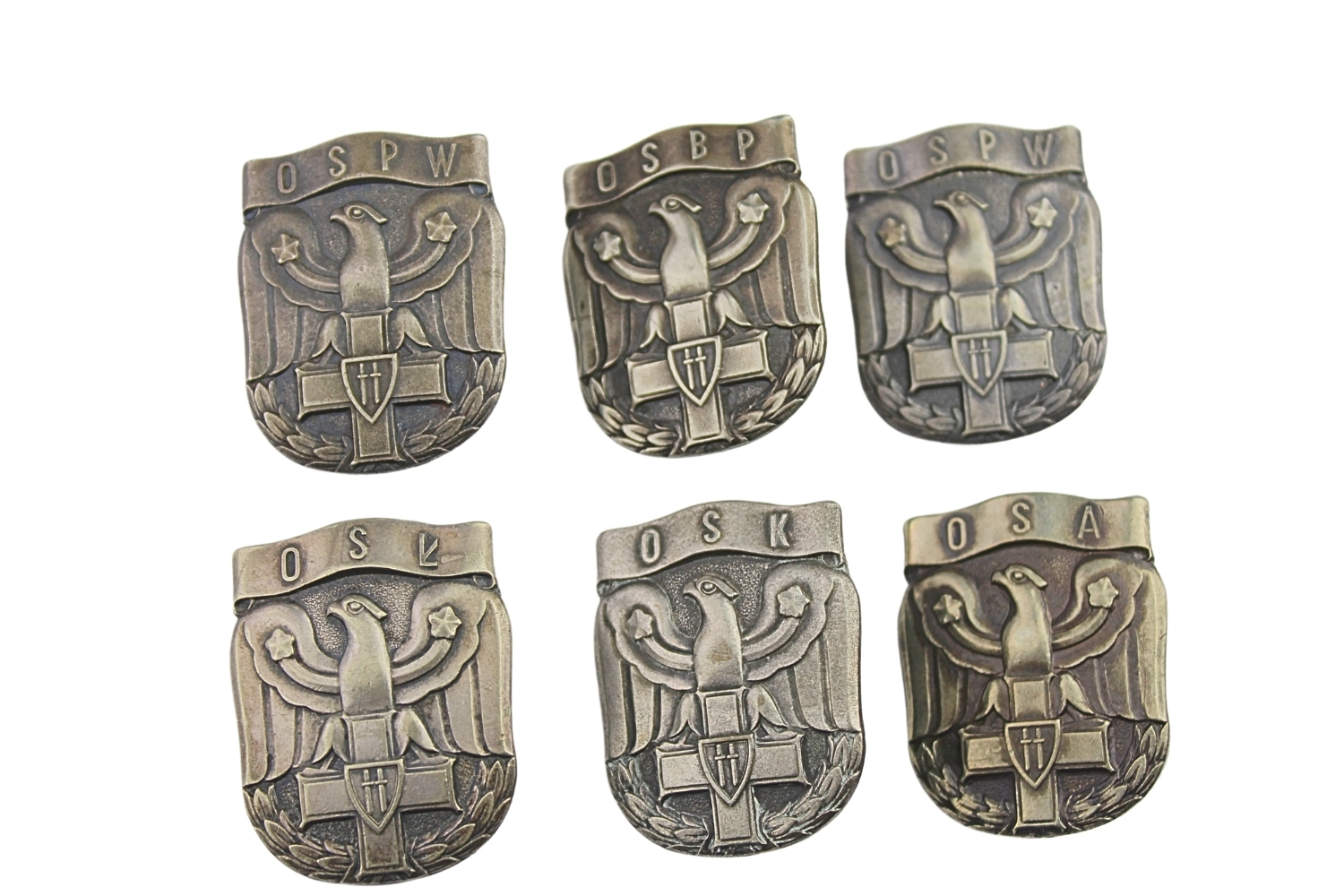 PRL Zestaw odznak oficerskich szkół 