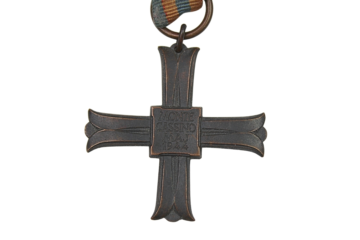 PSZnZ KRZYŻ MONTE CASSINO 1944 WRAZ Z LEGITYMACJĄ Mieczysław Hanus