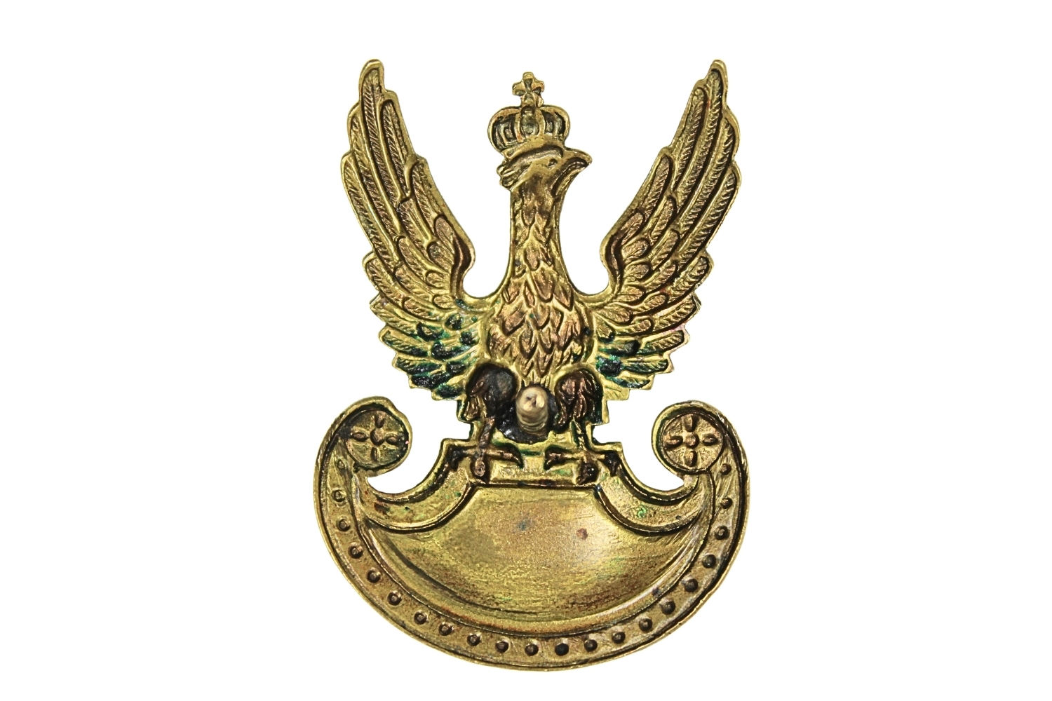 II RP ORZEŁ WZ. 19 Z OWALNYM GUZEM/ NAKRĘTKĄ ZOCH