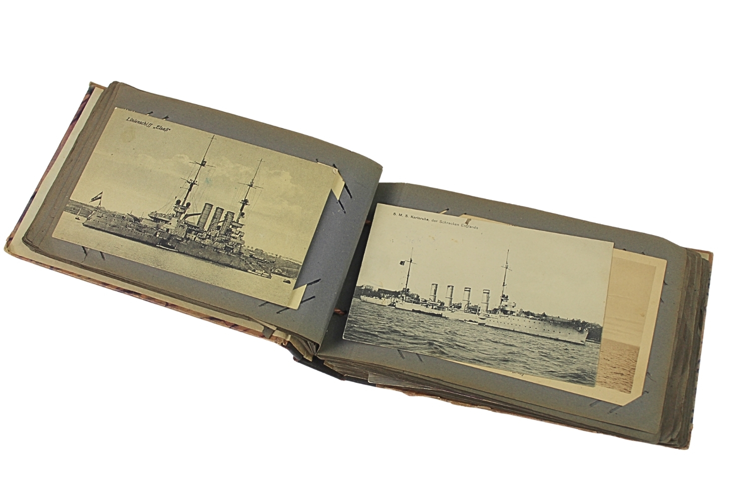 NIEMCY ALBUM Z POCZTÓWKAMI KRIEGSMARINE I WOJNA ŚWIATOWA