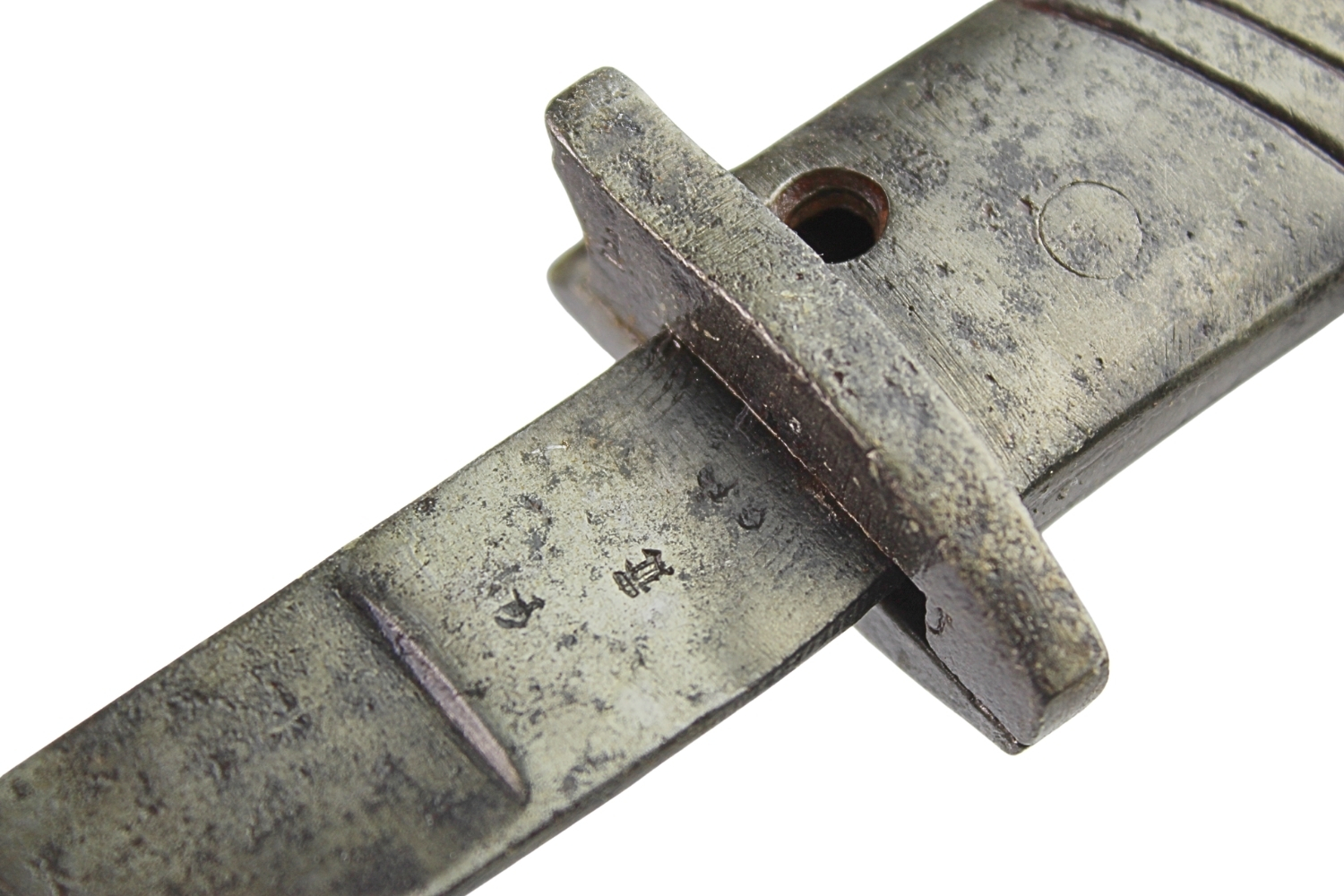 Bagnet Pruski zastępczy z głownią tulejową rzadkość 