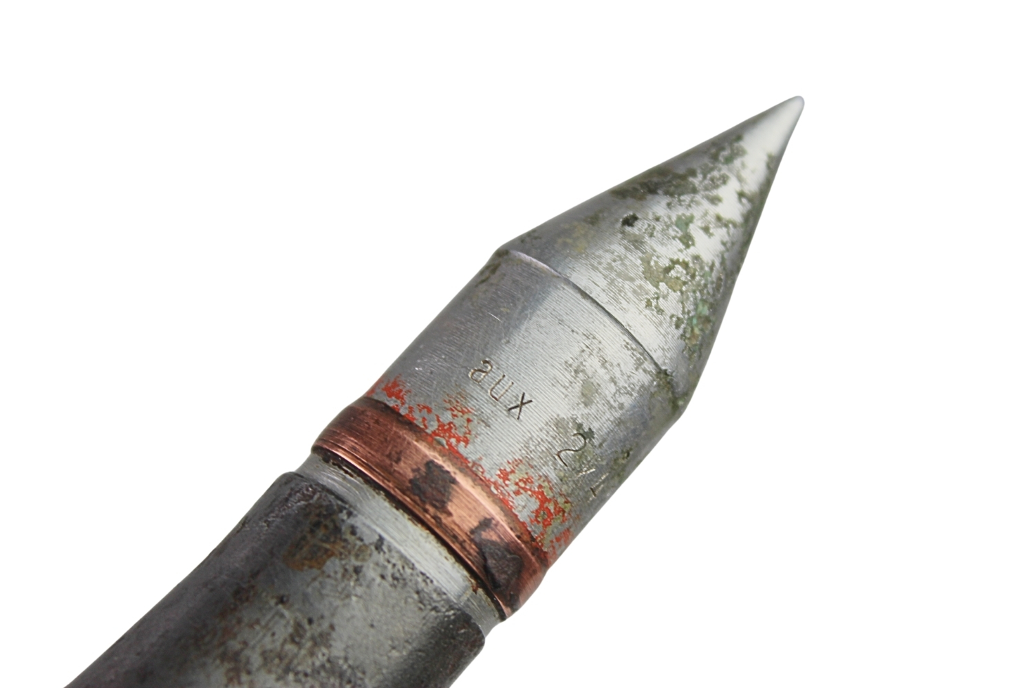 NABÓJ 2cm KWK 30 PANZERGRANATE 40  PANZER III SDKFZ 223 SKORUPA DEKORACYJNA Rzadkość