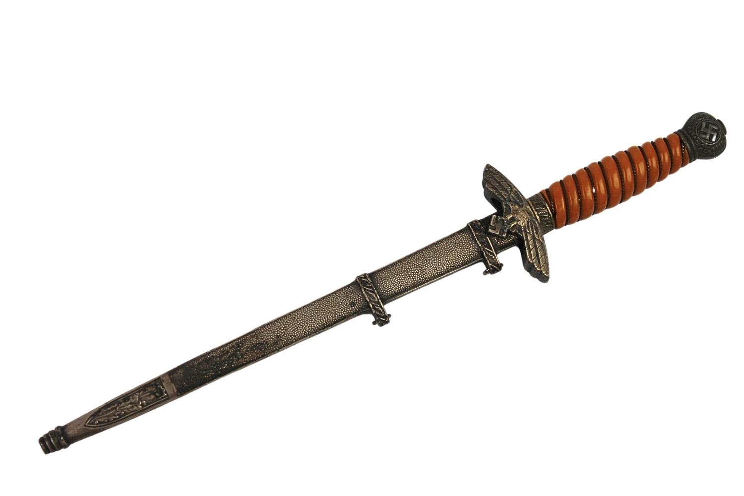 Kordzik Luftwaffe E.&F. Horster Solingen miniaturowy 