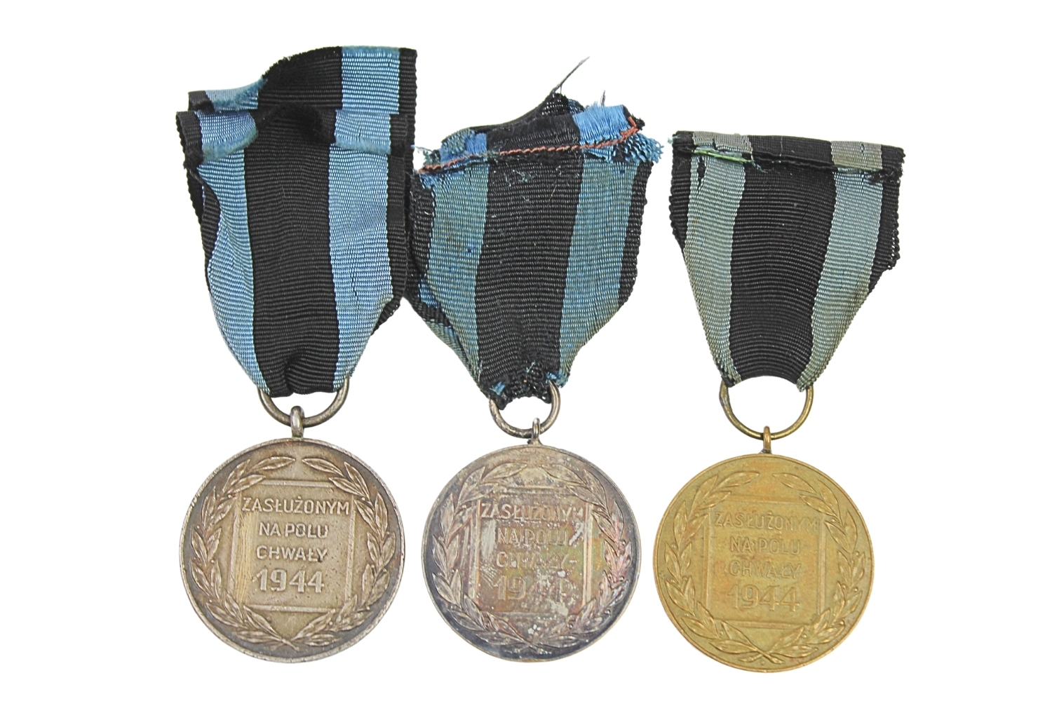 Zestaw Medali Zasłużonym na Polu Chwały 1944