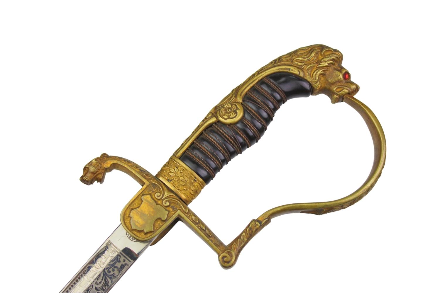 Szabla oficera artylerii Niemcy Paul Weyersberg & Co dekor