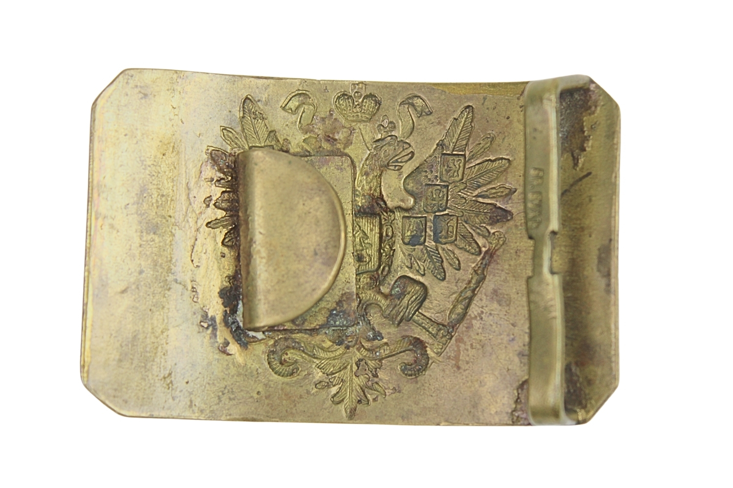 Klamra carska piechoty sygnowana