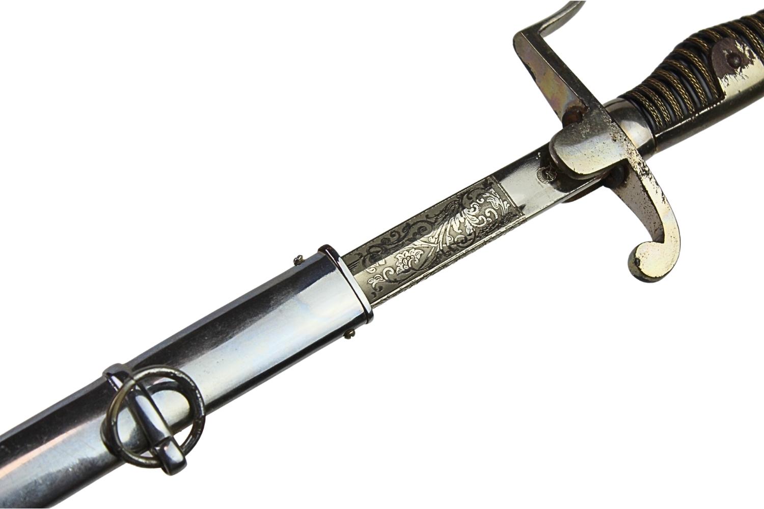 Szabla WKC dekor Na pamiątkę służby 1 Pułk Kawalerii Ciężkiej 1937 