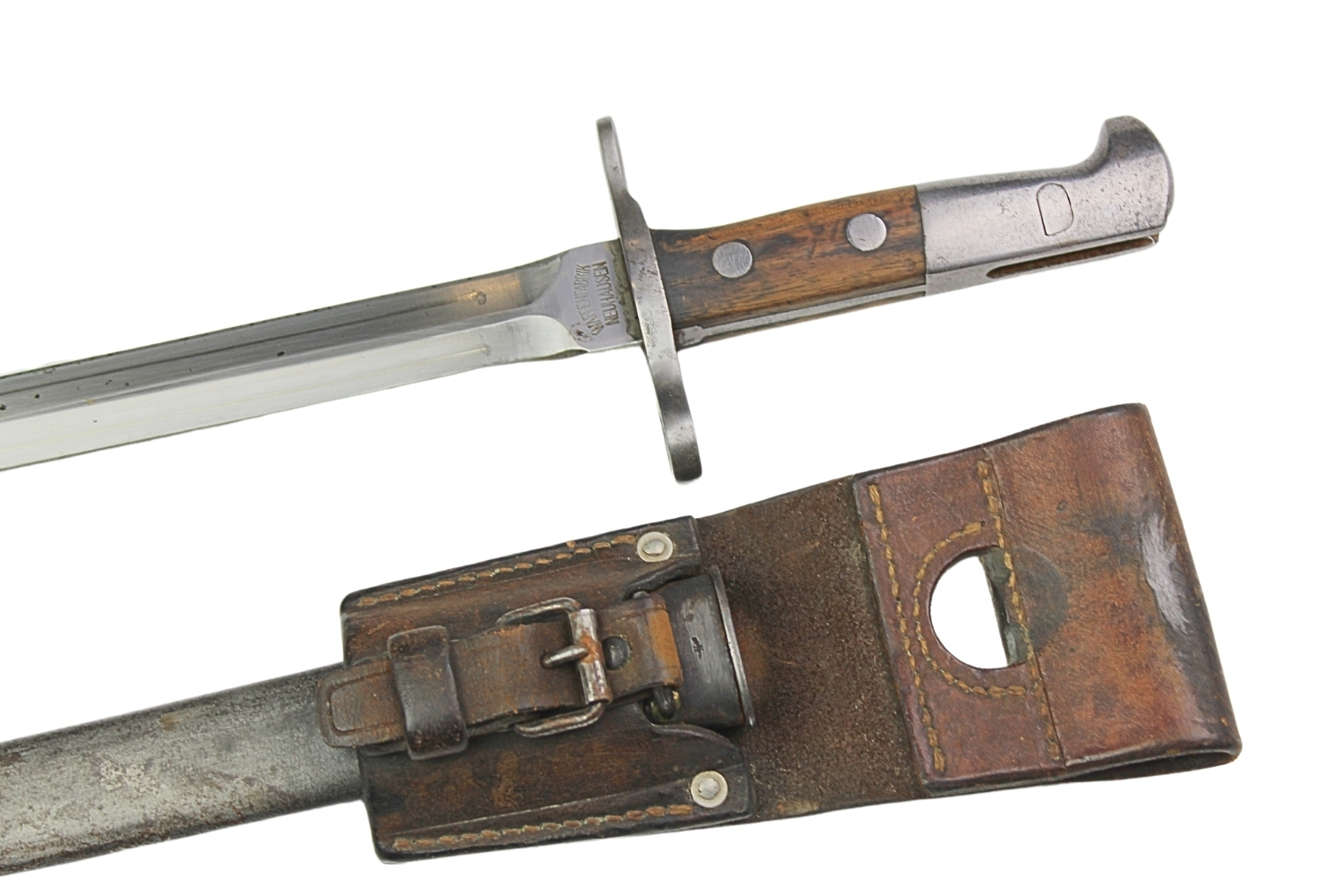 Bagnet Szwajcarski wz.1918 Waffenfabrik Neuhausen z żabką