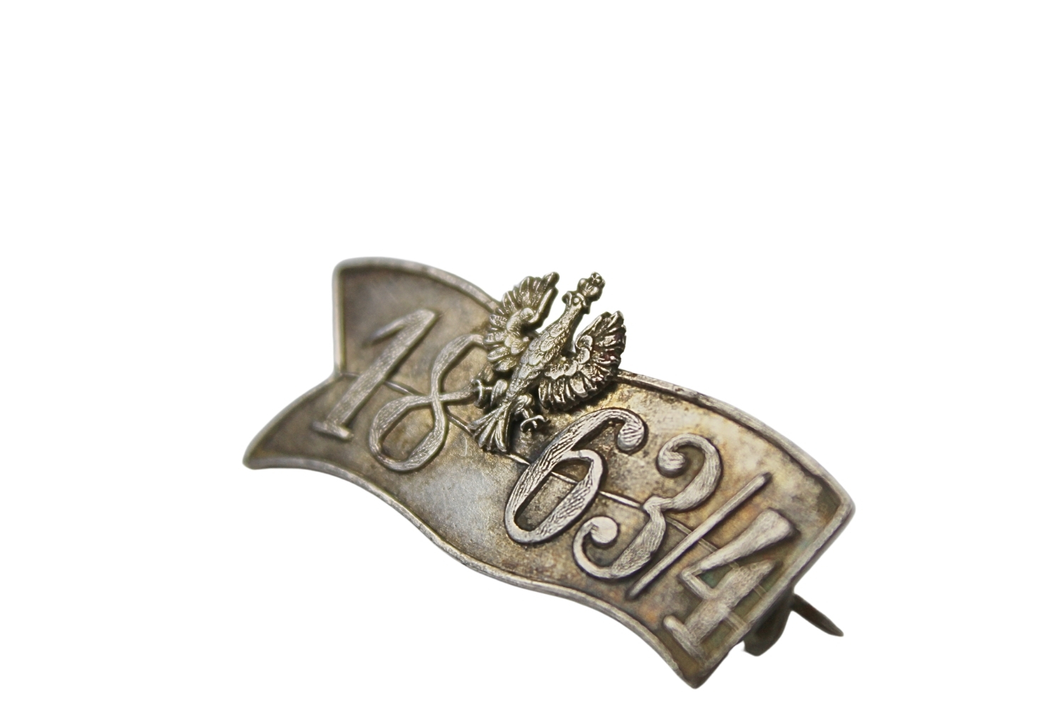 II RP Odznaka 1863 Powstanie Styczniowe Srebro Duża 