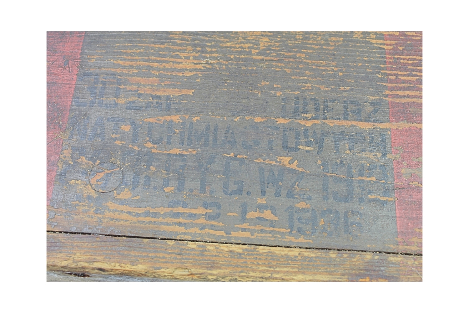 II RP SKRZYNKA NA 30SZT. ZAPALNIKÓW R.Y.G. WZ.1918 1936