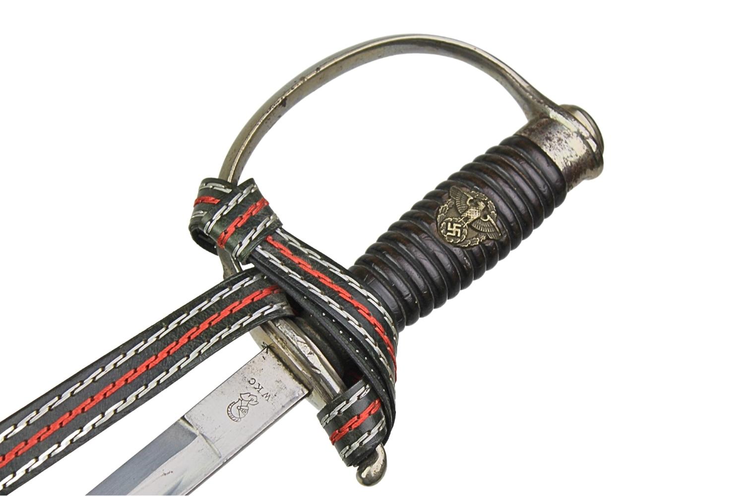 Szpada SS  Schutzpolizei  WKC z temblakiem 