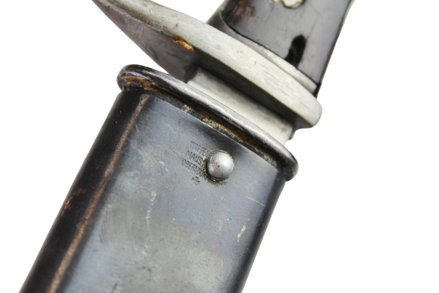 BAGNET WZ.98 05 WAFFENFABRIK MAUSER A.G. OBERNDORF A.N SKRACANY