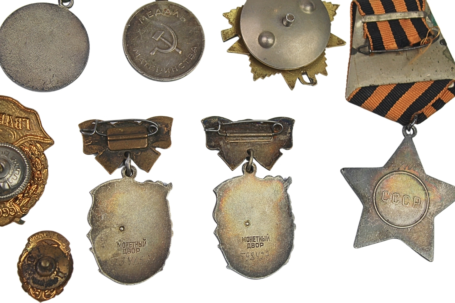Duży zestaw odznaczeń ZSRR