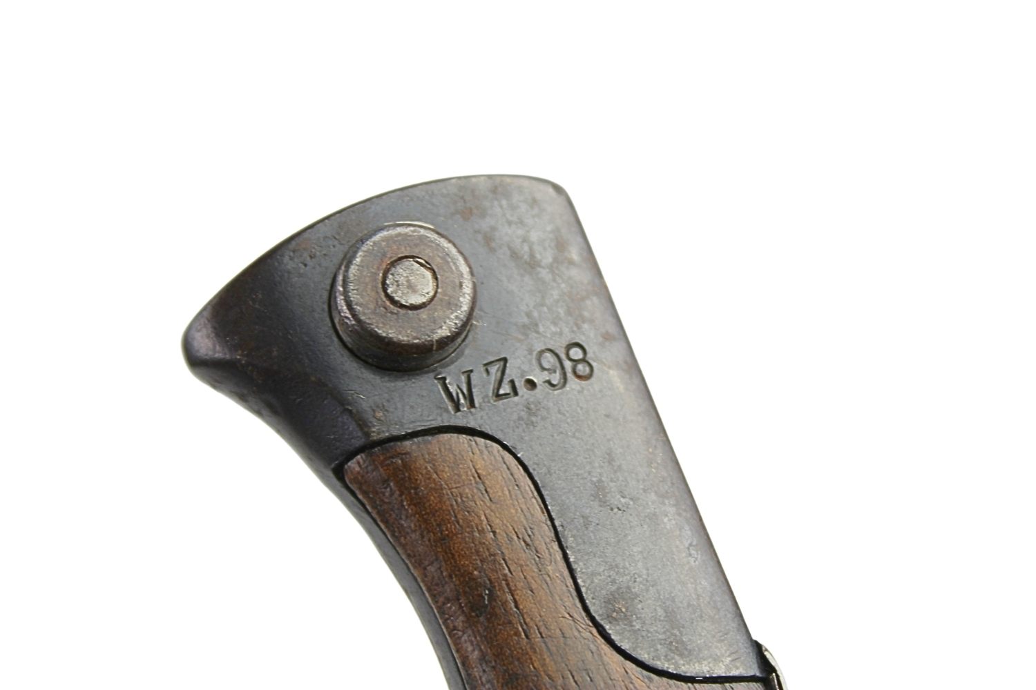 II RP Bagnet wz.98/05 „Liść” z polskim oznaczeniem wzoru