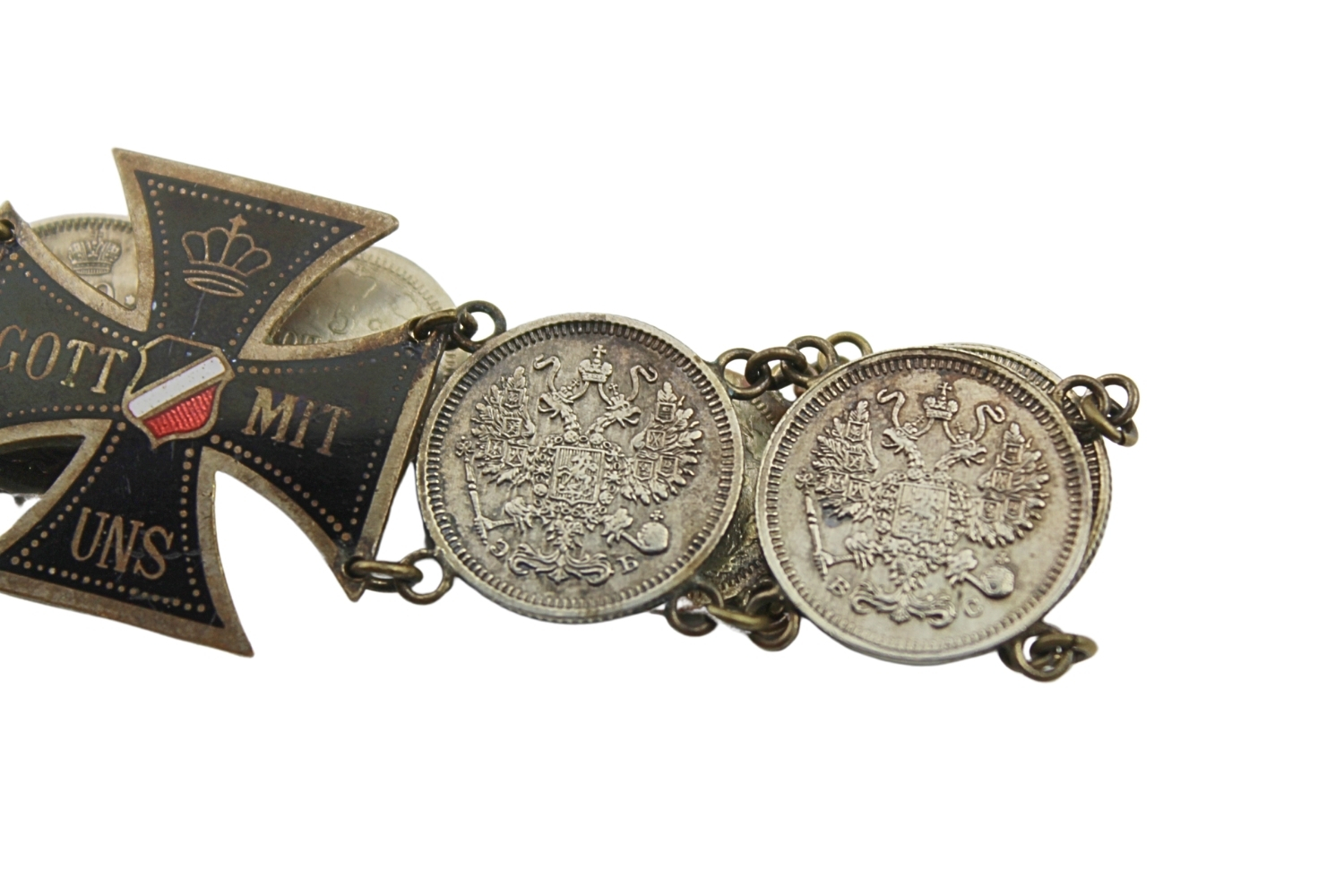 Branzoleta Biżuteria patriotyczna niemcy 1914-1918