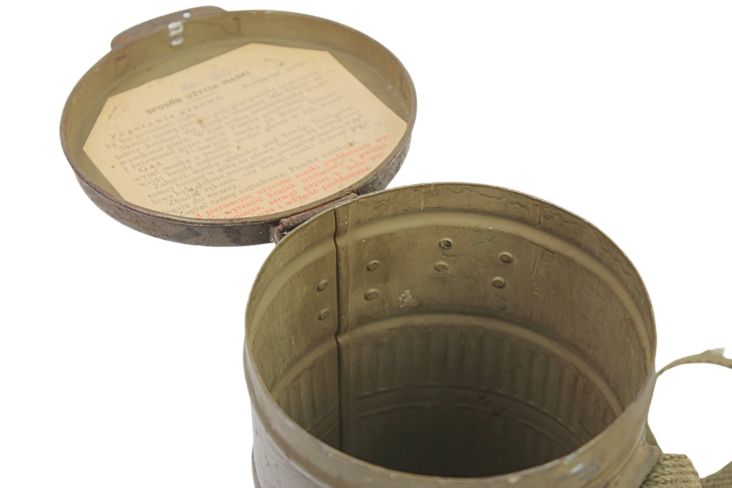 II RP Maska przeciwgazowa RSC 1939 z puszką