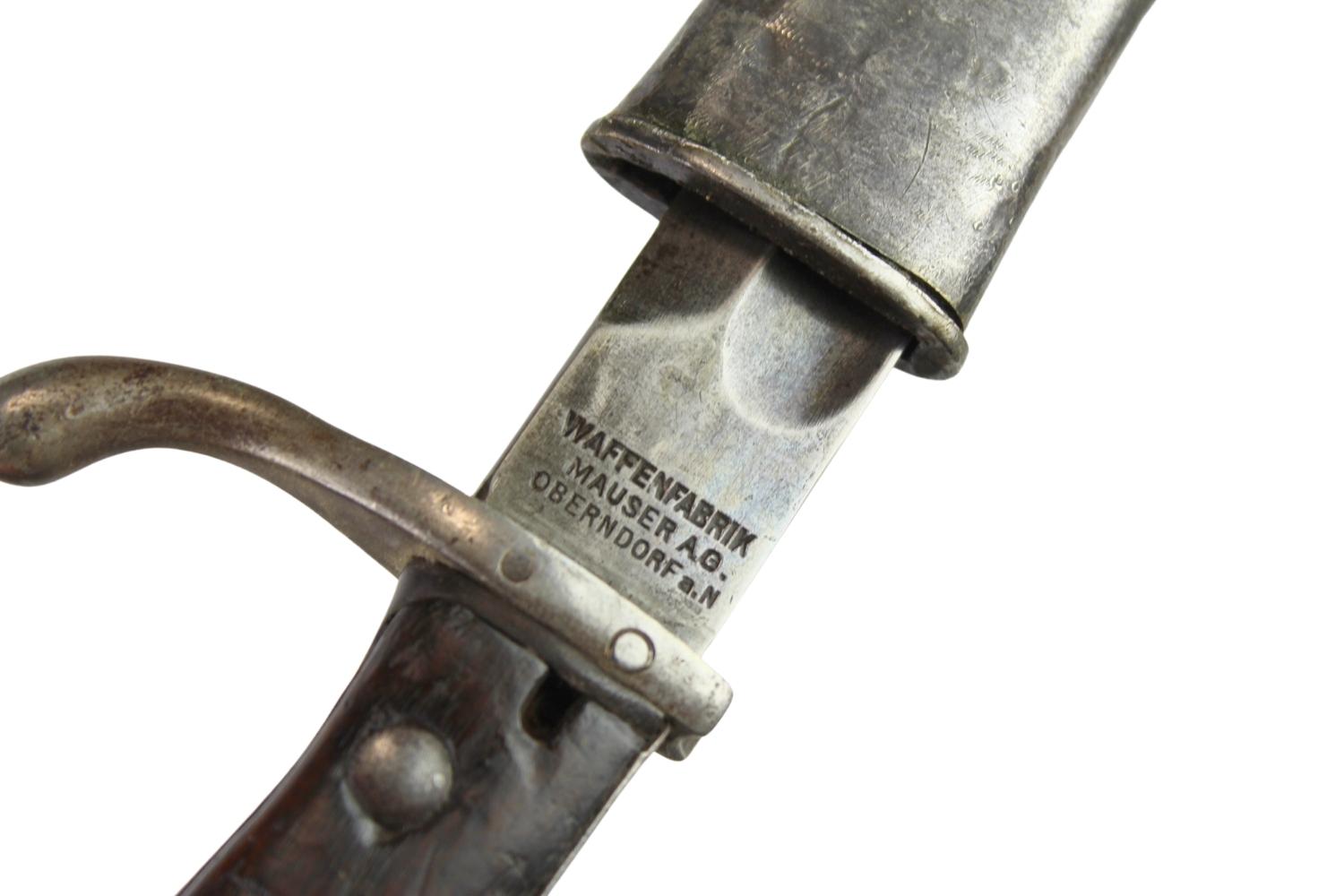 Bagnet wz.98 05 Waffenfabrik Mauser A.G. Oberndorf a.N skracany