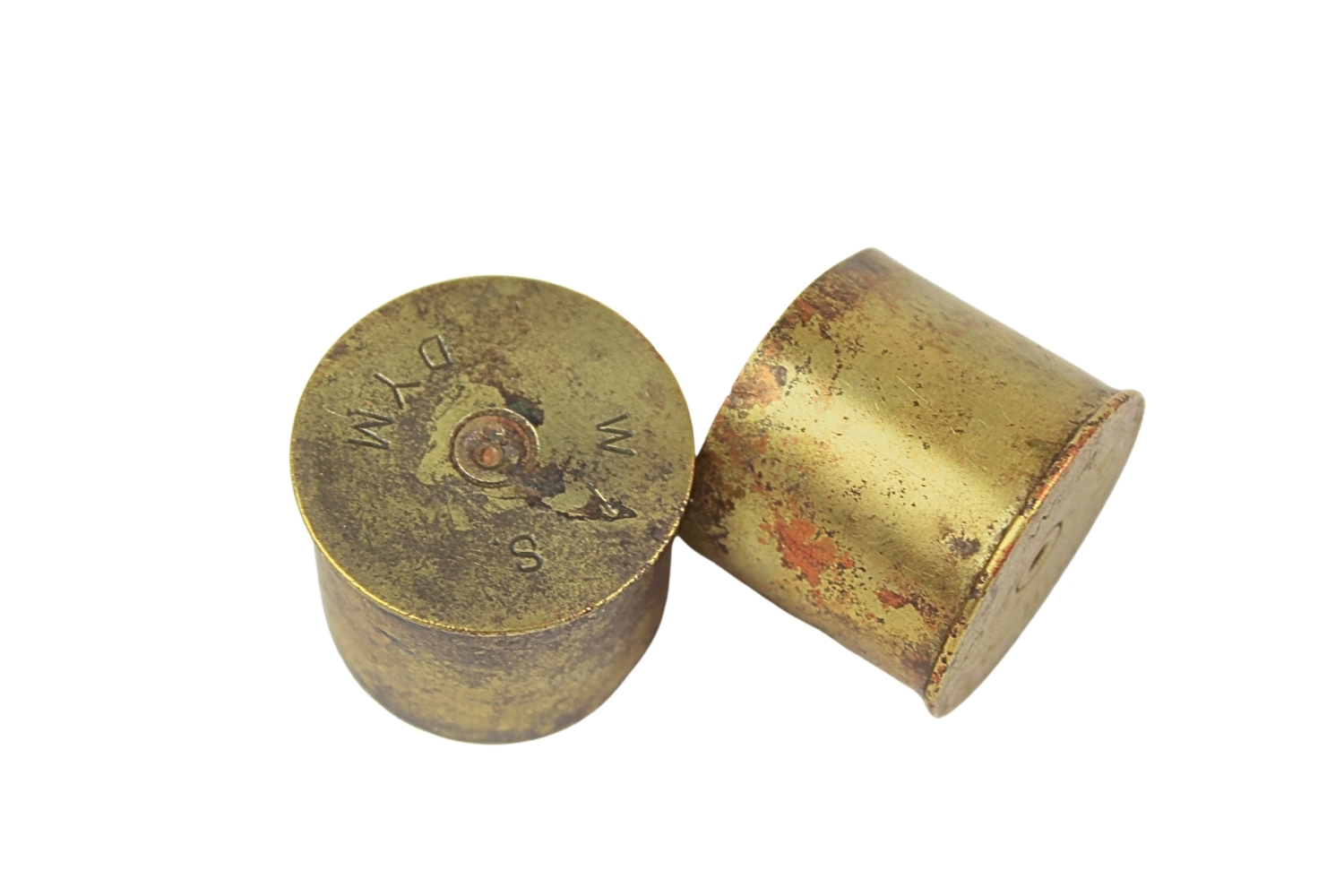 II RP Łuski rakietnicy lotniczej 35mm skorupa dekoracyjna 