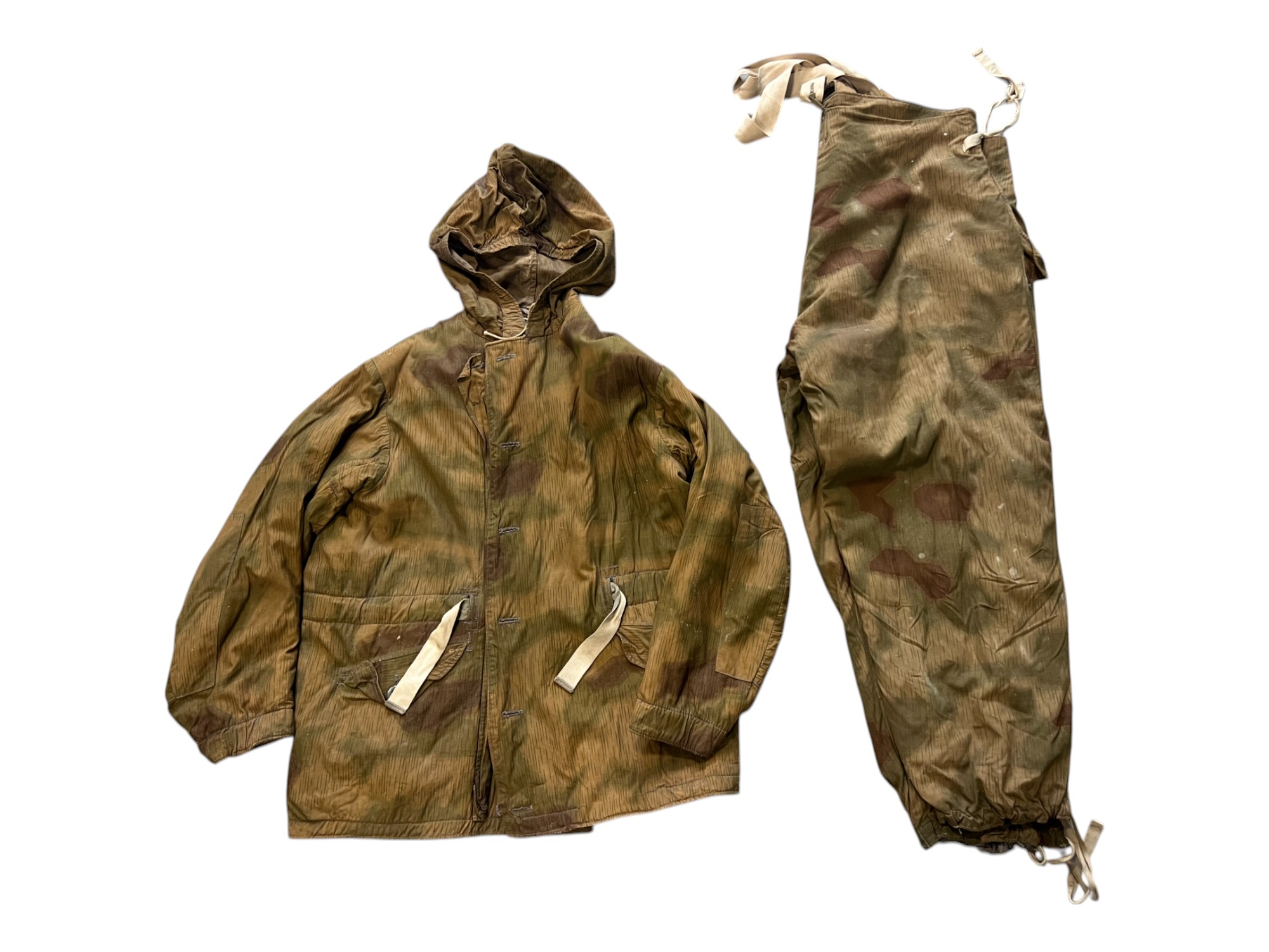 Niemiecka kurtka ze spodniami - zimowy zestaw Sumpftarnmuster