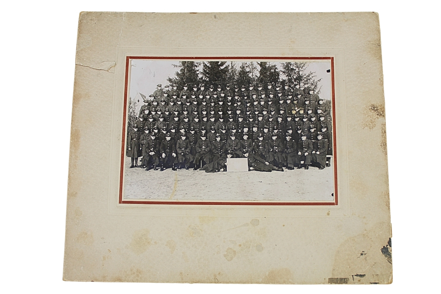II RP DUŻA ZBIOROWA FOTOGRAFIA ŻOŁNIERZY 70 PP