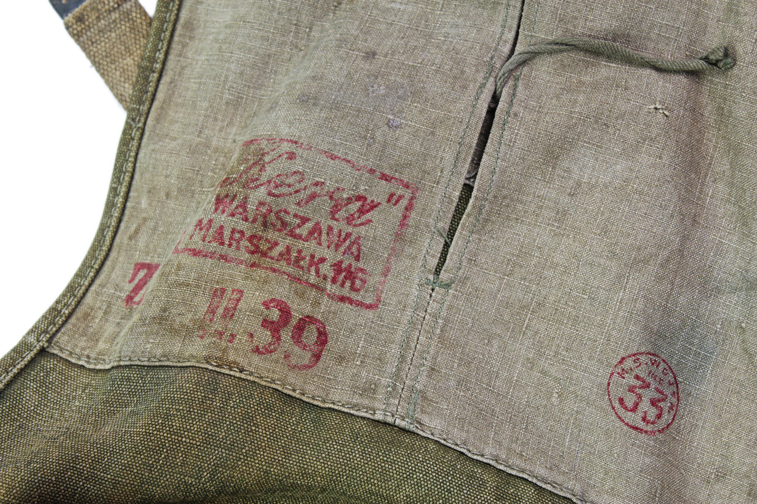 II RP Plecak wz.33 „Kera” Warszawa 1939 z trokami